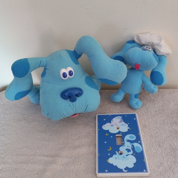Blue's Clues bundle of 3 Snack Time Blue Pose A Blue - Picture 2 of 14